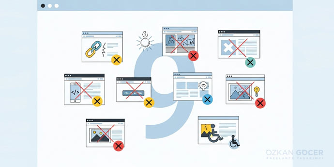 Web Siteniz Neden Dönüşüm Almıyor? 9 Kritik Tasarım Hatası ve Çözümleri